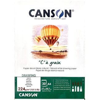 Canson Ca Grain Drawing Pad A4 224gsm 30 Sheets