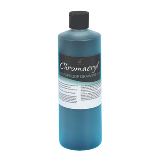 Chromacryl Waterproof Black Ink - 500ml