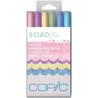 Copic Ciao Art Marker Set of 6 - Pastel Colours