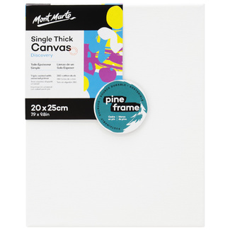 Mont Marte Discovery Canvas Single Thick 20 x 25cm