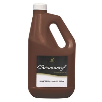 Chromacryl Students Acrylic 2L - Burnt Sienna