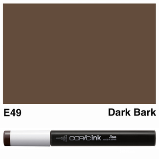 Copic Ink (Refill) 12ml - E49 Dark Bark