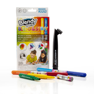 Chameleon Kidz Blend & Spray 12 Marker Creativity Kit