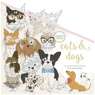Kaisercolour Colouring Book - Cats & Dogs