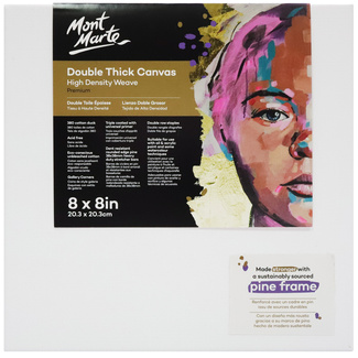 Mont Marte Professional Series Canvas Double Thick 8" x 8" - 20.3 x 20.3cm