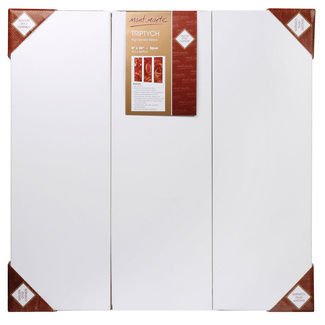 Mont Marte Professional Series Triptych Canvas 20.3 x 60.9cm - 3pc