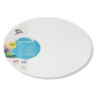 Mont Marte Premium Oval Canvas 22" x 32" - 55.9 x 81.3cm