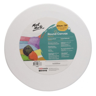 Mont Marte Signature Canvas Round 20cm