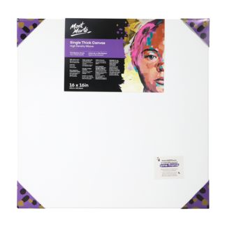 Mont Marte Premium Series Canvas Single Thick 16" x 16" - 40.6 x 40.6cm