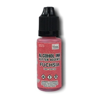 Couture Creations Alcohol Ink 12ml - Glitter Fuchsia