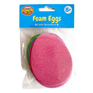 Portacraft Easter Glitter Foam Eggs Craft Decoration
