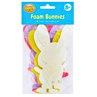 Portacraft Easter Foam Bunnies Craft Decoration