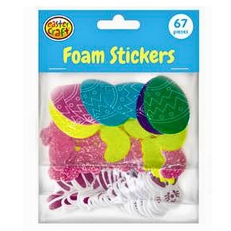 Portacraft Easter Glitter Foam Stickers