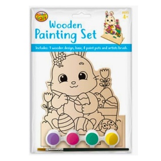 Portacraft Easter Paint Set Wooden Scene