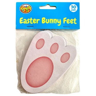 Portacraft Easter Bunny Feet 8 x 11cm 30pc