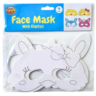 Portacraft Easter Cardstock Masks with Elastic 4pc
