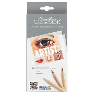 Cretacolor Artist Watercolour Pencils - Faces Set 12pc