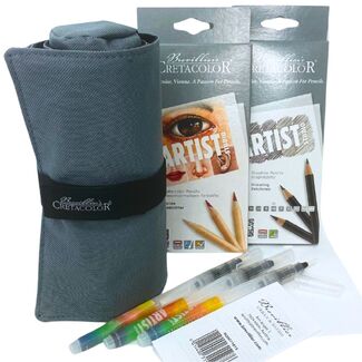 *Cretacolor Artist Studio Pencil, Wrap and Brush 28pc Set