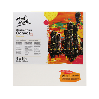 Mont Marte Studio Canvas Double Thick 8" x 8" - 20.3 x 20.3cm