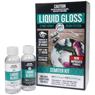 Glass Coat Liquid Gloss Resin Art Starter Kit