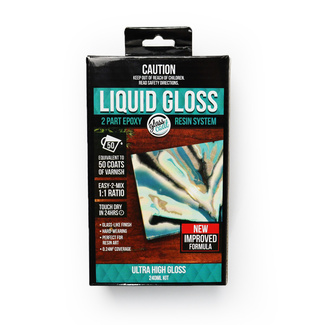 Glass Coat Liquid Gloss 2 Part Resin Kit - 240ml