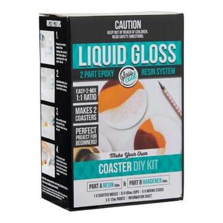 Glass Coat Resin Coaster Making Kit