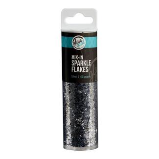 Glass Coat Resin Mix In Silver Sparkle Flakes 65g