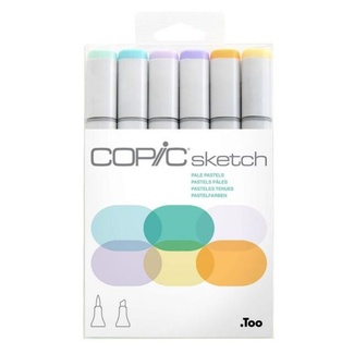 Copic Sketch Art Marker Set of 6 - Pastel Colours