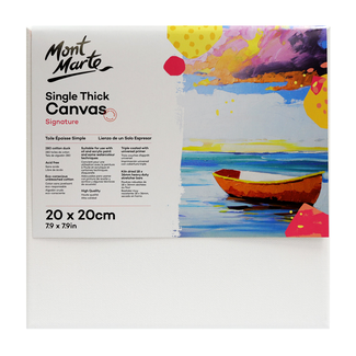 Mont Marte Studio Canvas Single Thick 20 x 20cm