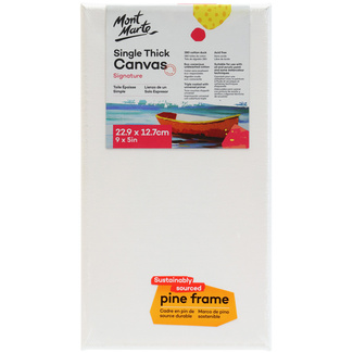 Mont Marte Signature Canvas Single Thick 22.9 x 12.7cm