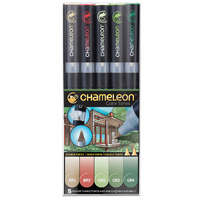 Chameleon Colour Tone Marker Set 5pc - Nature Tones