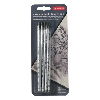 Derwent Graphitone Pencil 4pc