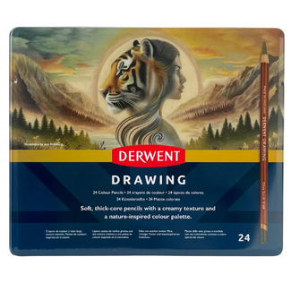 Derwent Drawing Pencil Tin Of 24