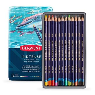 Derwent Inktense Pencil Tin Of 12