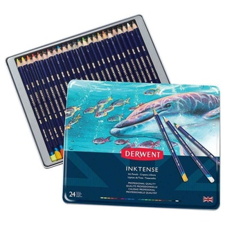 Derwent Inktense Pencil Tin Of 24