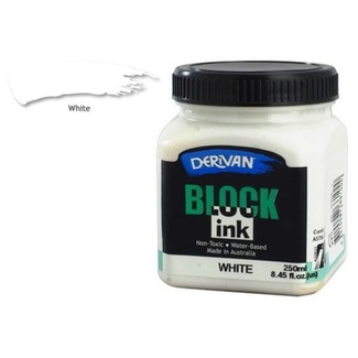 Derivan Block Ink 250ml - White