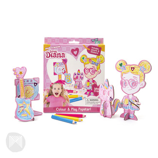Love, Diana Colour & Play - Popstar Activity Set