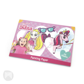 Love, Diana A4 Painting Paper Pad - 25 Sheets