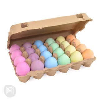 Micador Early Start Egg Chalk Asst Colours pack of 24
