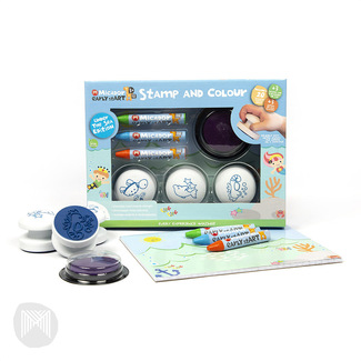 Micador Early Start Stamp and Colour Activity Set - Mini Sea