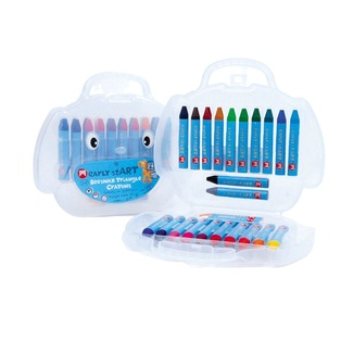 Micador Early Start Beeswax Triangle Crayons in Case 24pc