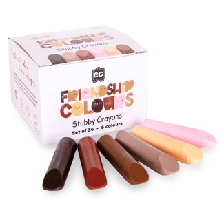 Friendship Colours Stubby Crayons 36pc