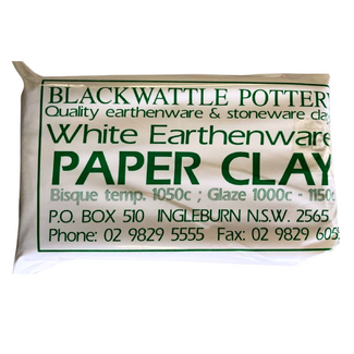 Blackwattle Paper Clay White Earthenware 10kg