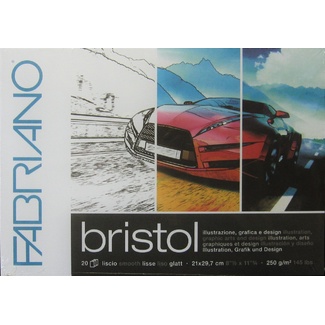 *Fabriano Bristol Paper Pad A4 250gsm 20 Sheets