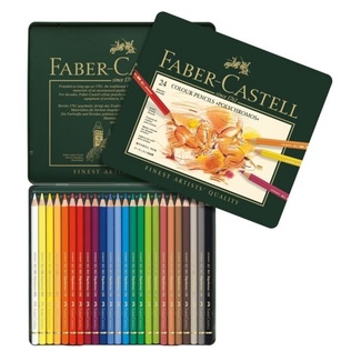 Faber Castell Polychromos Colour Pencil Tin Of 24