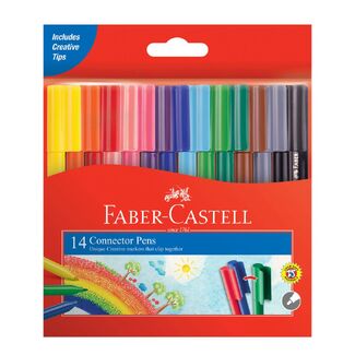 Faber Castell Connector Pen Set 14pc