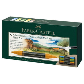 Faber-Castell Albrecht Durer Watercolour Markers Plein Air 5pc