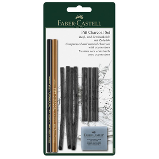 HONGBE Assorted Natural Charcoal Sketch Drawing Sticks Set 2 