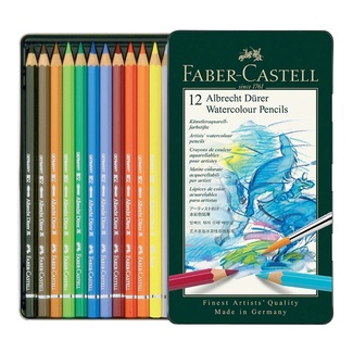 Faber Castell Albrecht Durer Watercolour Pencil Tin Of 12