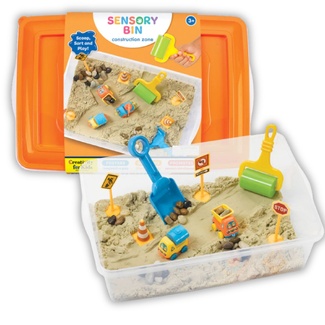 Faber Castell Creativity For Kids Sensory Bin - Construction Zone